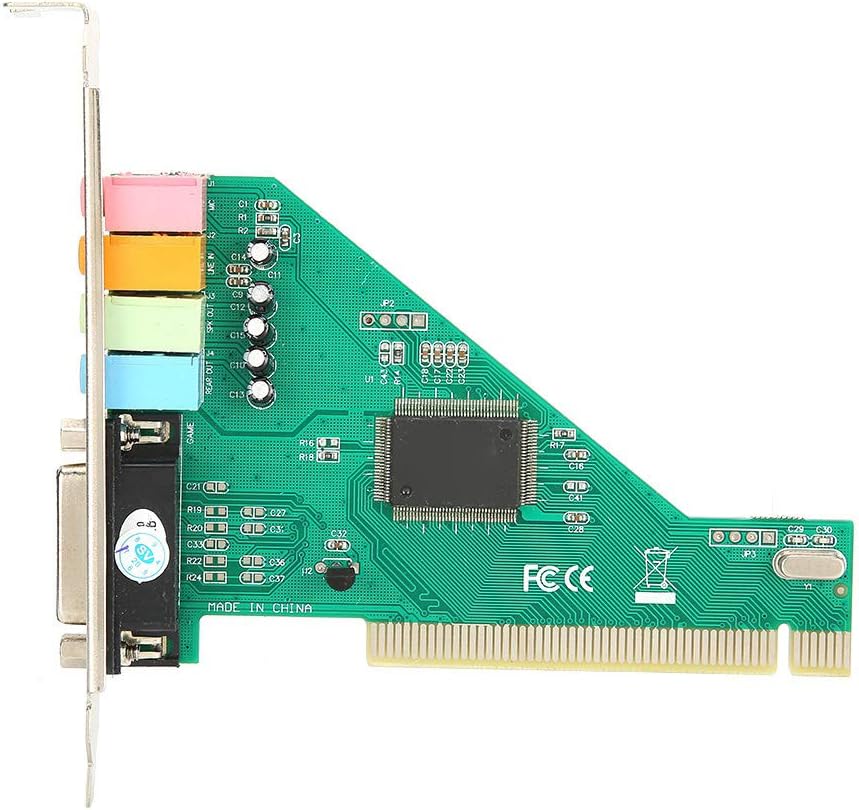 Sound Card,120dB PCI Plug and Play Sound Card Channel 4.1 for Computer Desktop Internal Audio Karte Stereo Surround CMI8738