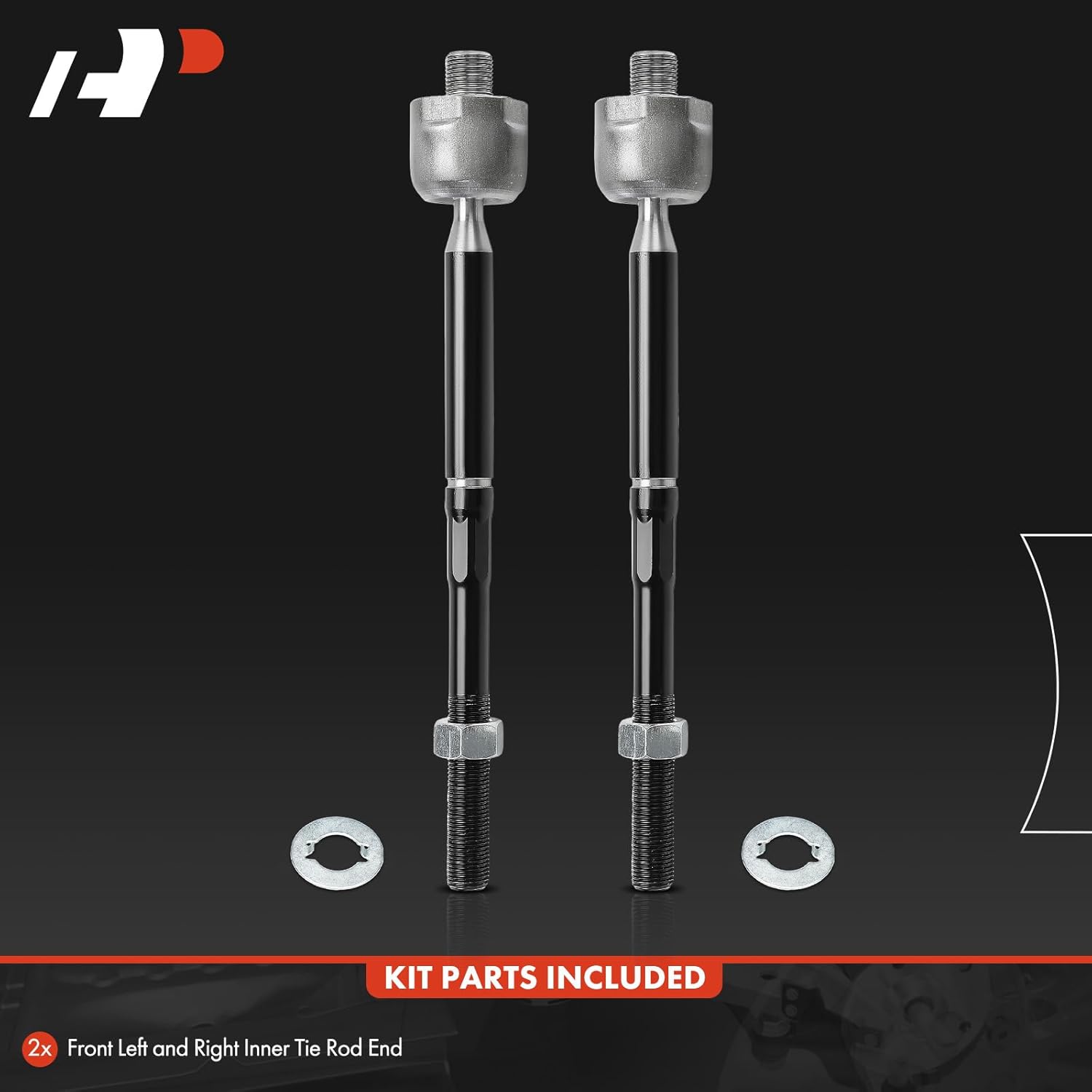 A-Premium 2 x Front Inner Tie Rod Ends, Compatible with Chevrolet Silverado 1500 2019-2023, Tahoe 2021-2023, Suburban 2021-2023 & GMC Sierra 1500 Limited 2022, Yukon XL & Cadillac Escalade ESV