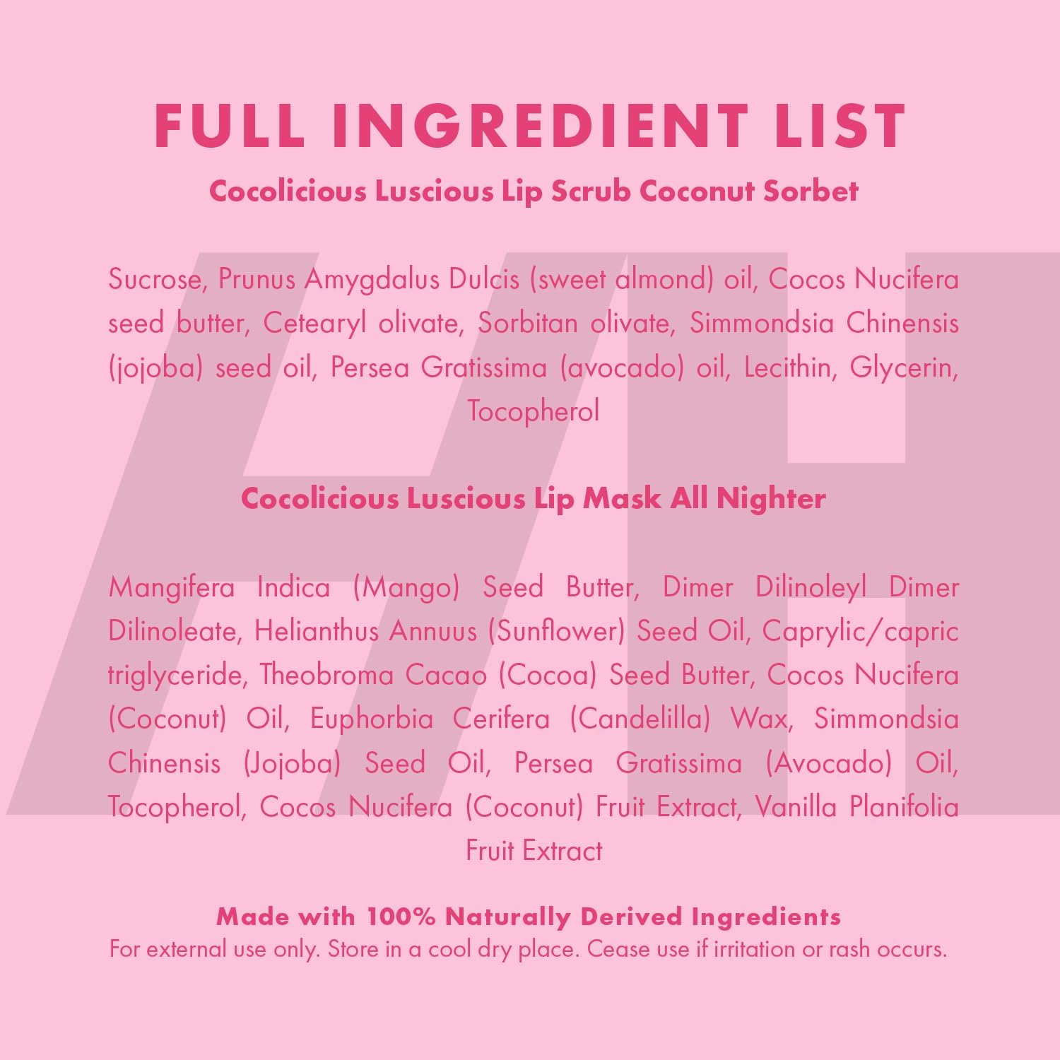 100% natürliches Lippenpeeling, vegan, pflegendes Kokosnuss-Lippenpeeling, sanftes Peeling, Zucker, Lippenpolitur und Lippenpeeling, Scrubber für rissige und trockene Lippen (Lip Scrub und Lippenmaske