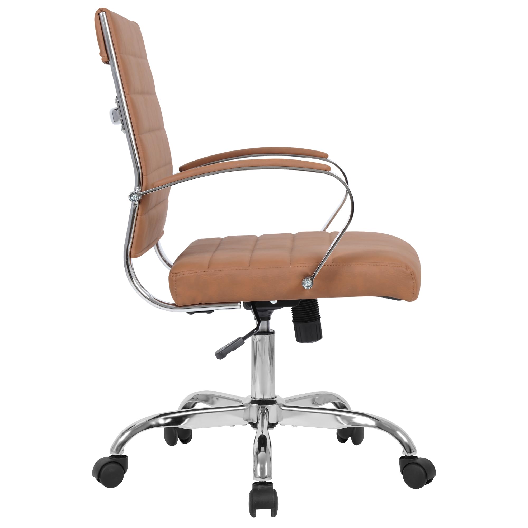 Amazon.com: LANDSUN Home Office Chair Mid Back Desk Chair PU