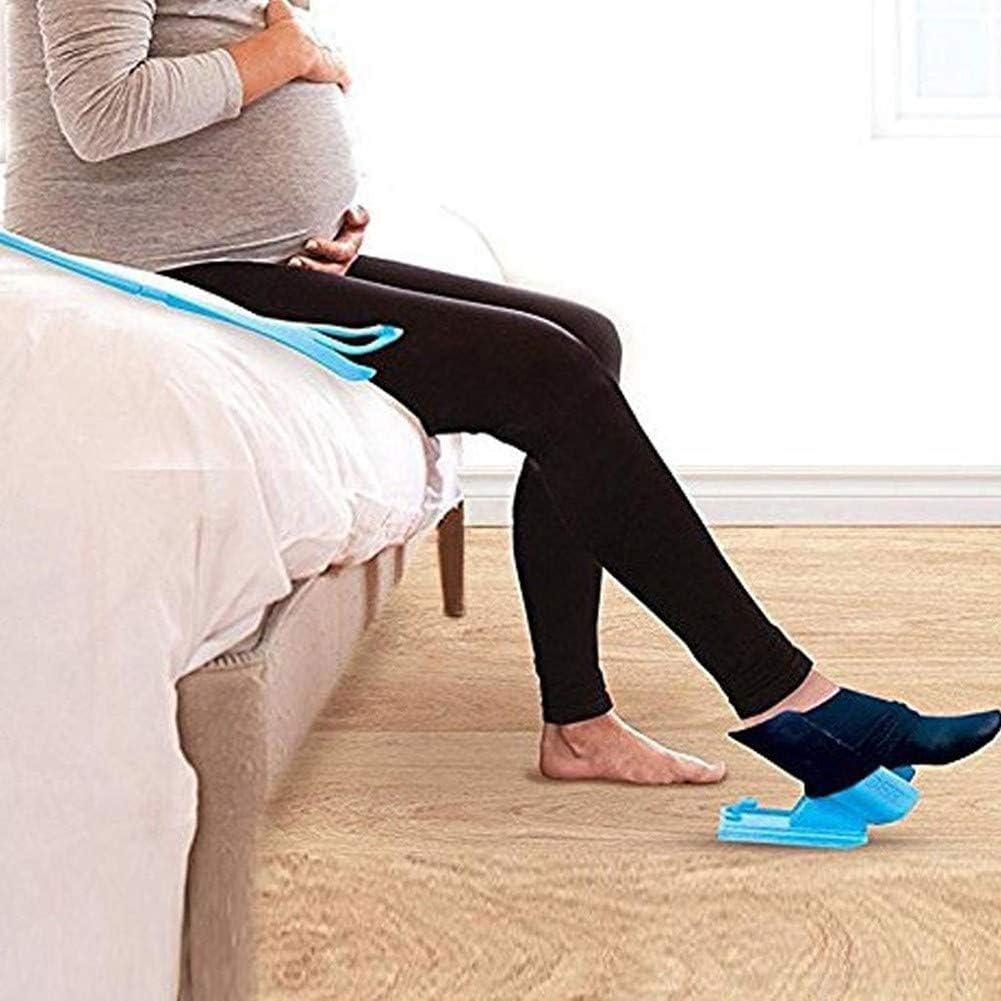 Enhebrar medias y calcetines ayuda a poner calcetines en off Sock Slider Kit,flexible y fácil de usar, dispositivo para discapacitados, sin dolor, permite no inclinarse