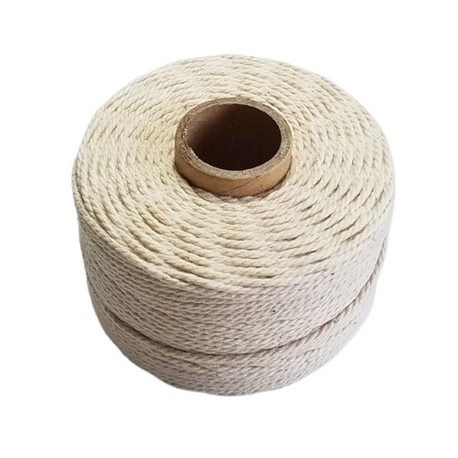 Cotton Macrame Cord Colourful Cotton Rope 80m/roll Twine Macrame Cords String Thread For Party Wedding Decoration Accessory DIY(Natural)