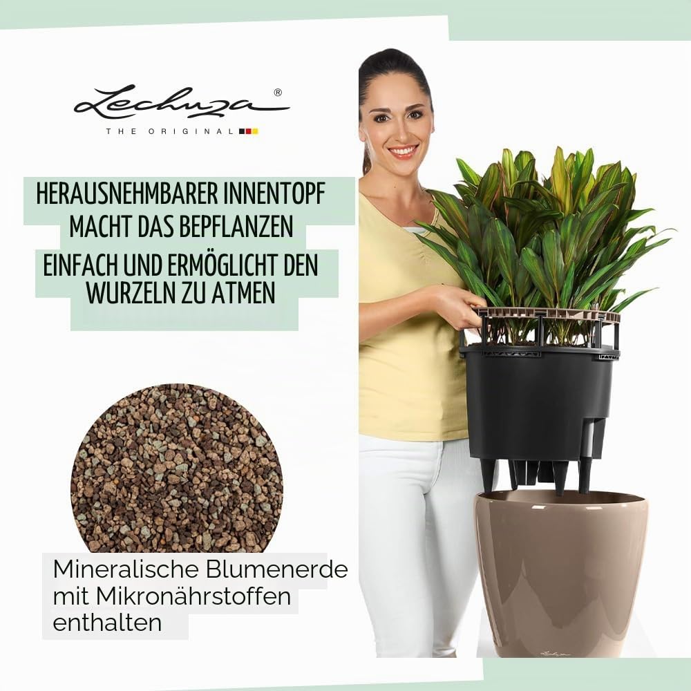 Lechuza Classico Premium 21 LS - Komplettset Weiß