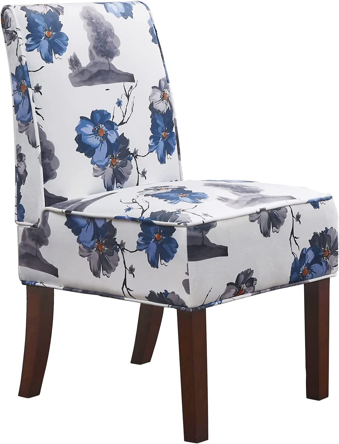Sillón Moderno Tela Blanco miniatura 7