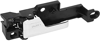 ATRACYPART Interior Door Handle Front Left Driver Side - for 2006-2012 Ford Fusion 2007-2012 Lincoln MKZ 2006 Lincoln Zephyr 2006-2011 Mercury Milan - Replaces # 6E5Z-5422601-A, 6E5Z5422601A