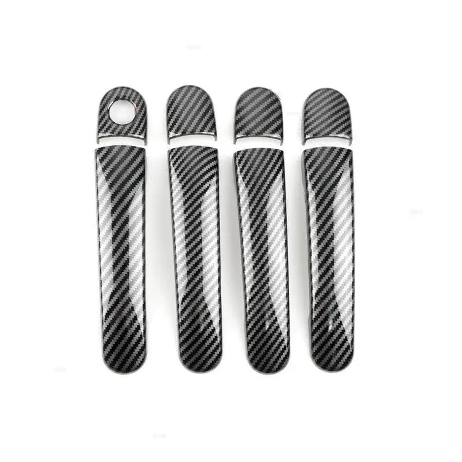 PIWINE for VW for Skoda for Tiguan 2007-2016 for Jetta MK6 2012-2015 ABS Carbon Texture Car Exterior Door Handle Cover