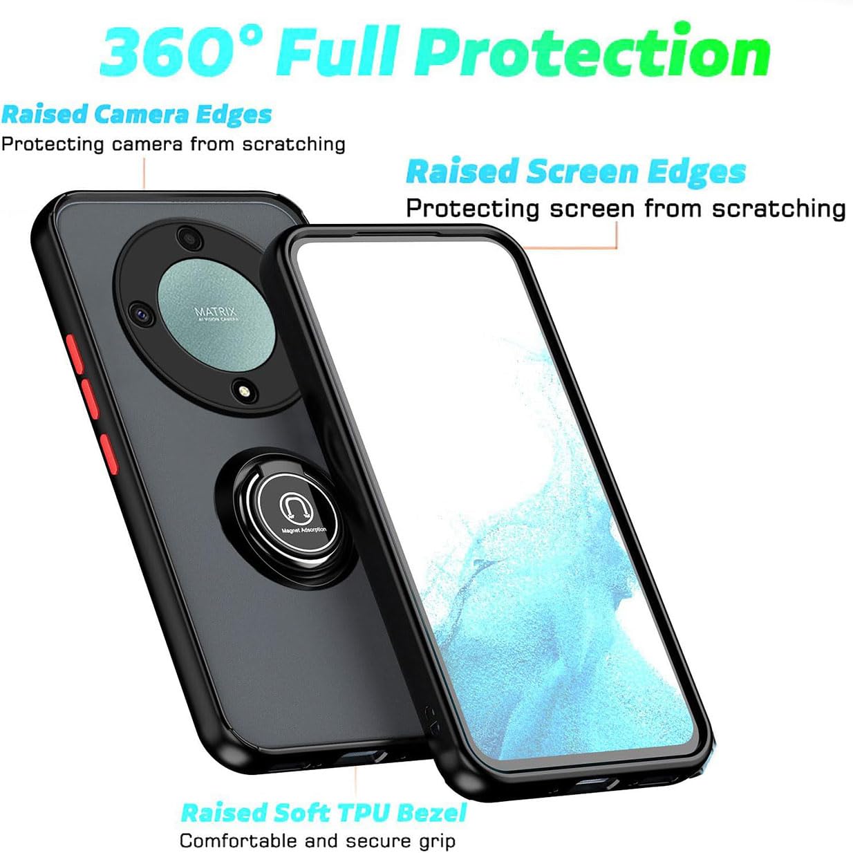 Cover per Honor Magic 5 Lite 5G Custodia Comaptibile con