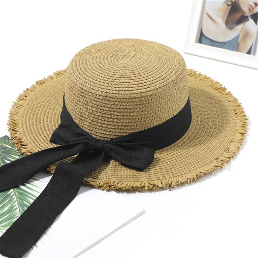 Sunscreen Sun Hat Flat Top Shade Ladies Outdoor Travel Beach