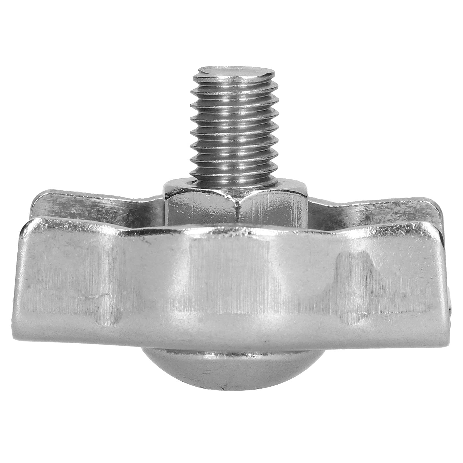 Cocoarm Clip per Funi Metalliche Morsetti per Cavi in ​​acciaio Inossidabile 304 Dispositivo di Bloccaggio Singolo 3 Dimensioni M2 M6 M10 per Manovre di Cavi per Funi Metalliche su e Costruzioni