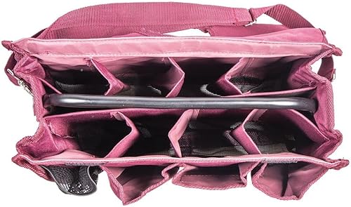 Miniatura 4 de Dura-Tech Bolsa de aseo universal extragrande  Color borgoña  Amplio almacenamiento para artículos esenciales de aseo  Mantiene los artículos