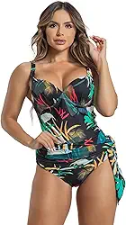 Maiô Feminino com Saia e Bojo Meia Taça com Aro