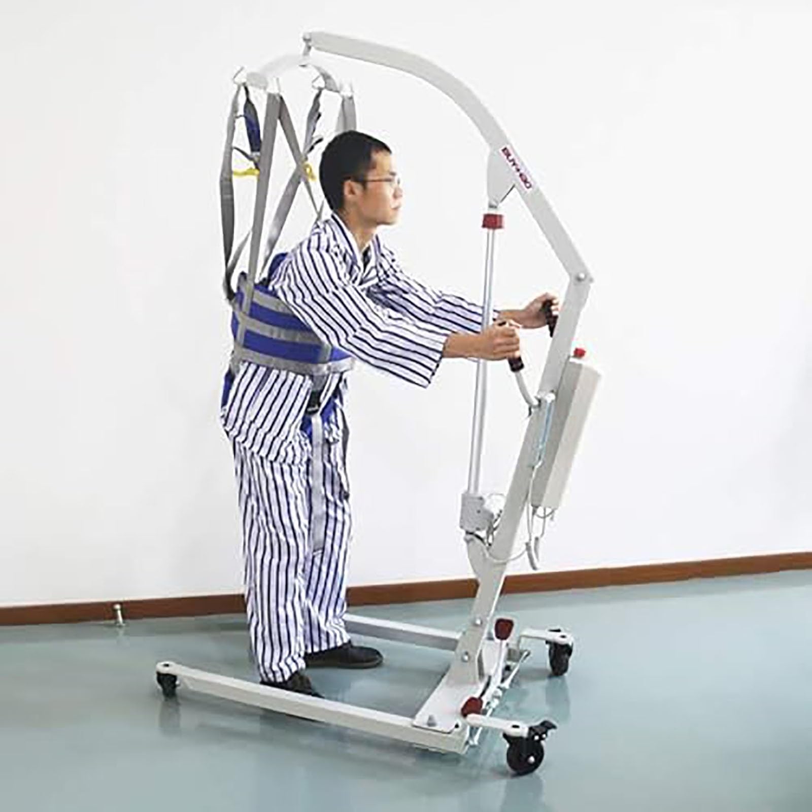 Arnés universalconfort, Arnés para Traslados, Arnés de Elevación de Paciente de Cuerpo Completo, Cinturón para Caminar Asistido por El Paciente, para Enfermería,Anciano, Discapacitado(Large)