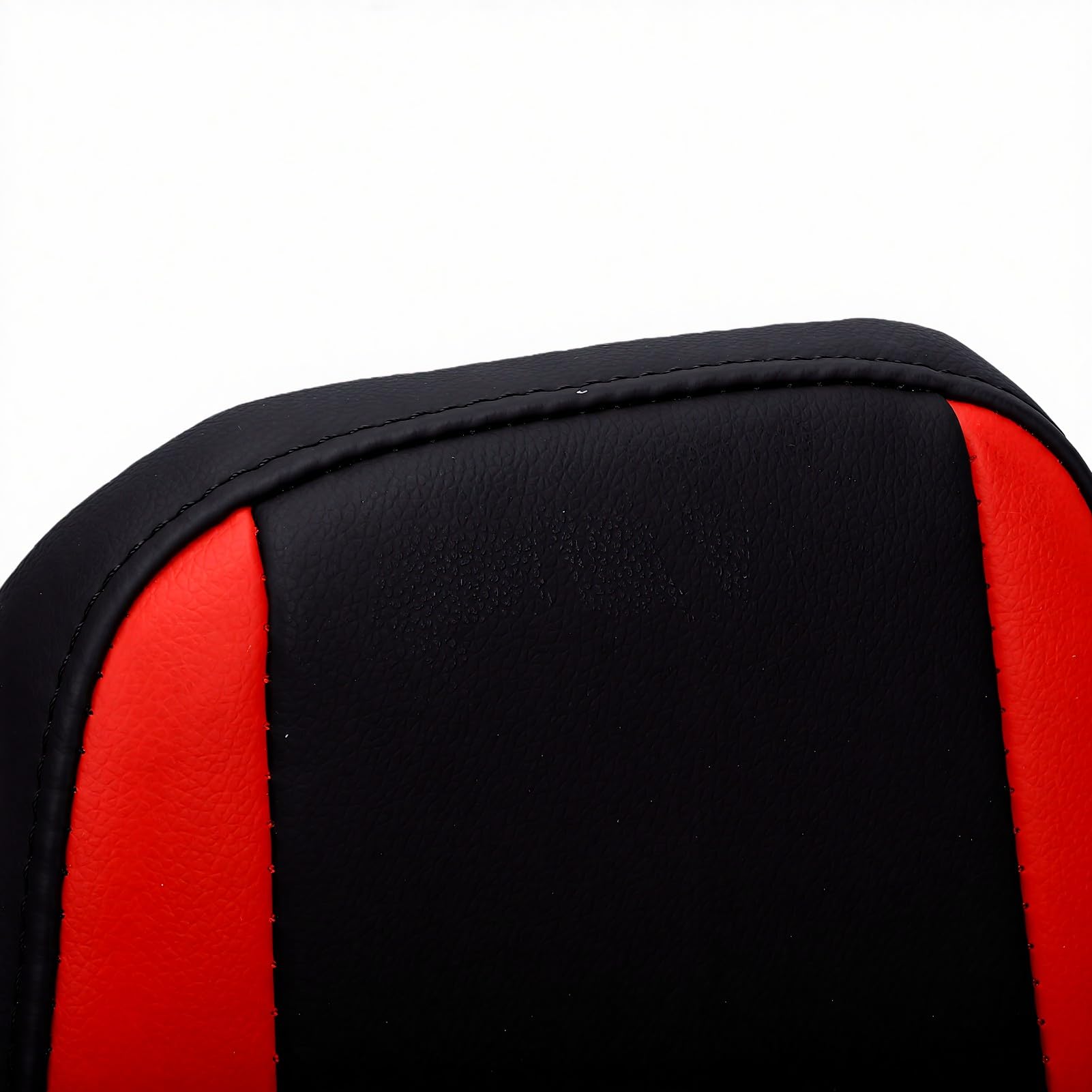 Sxhlseller Appui-tête de Siège de Course en Cuir PVC avec Oreiller Cervical – Appui-tête de Voiture Réglable Universel Plug and Play de 14 Mm, de Sport étanche pour Sièges Automobiles, Cou Réglable
