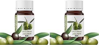 زيت الزيتون نقي وغير مكرر بنسبة 100%، زيت بكر ممتاز لمتعة وجمال الطهي، غني بحمض الاوليك ومضادات الأكسدة من اوليوم، 30 مل (عبوة من 2)