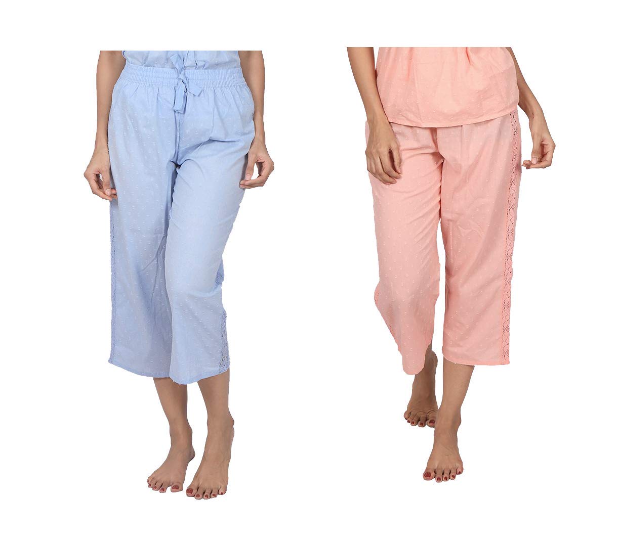 Women's Cotton Printed Capris Pack of 2-image-48
