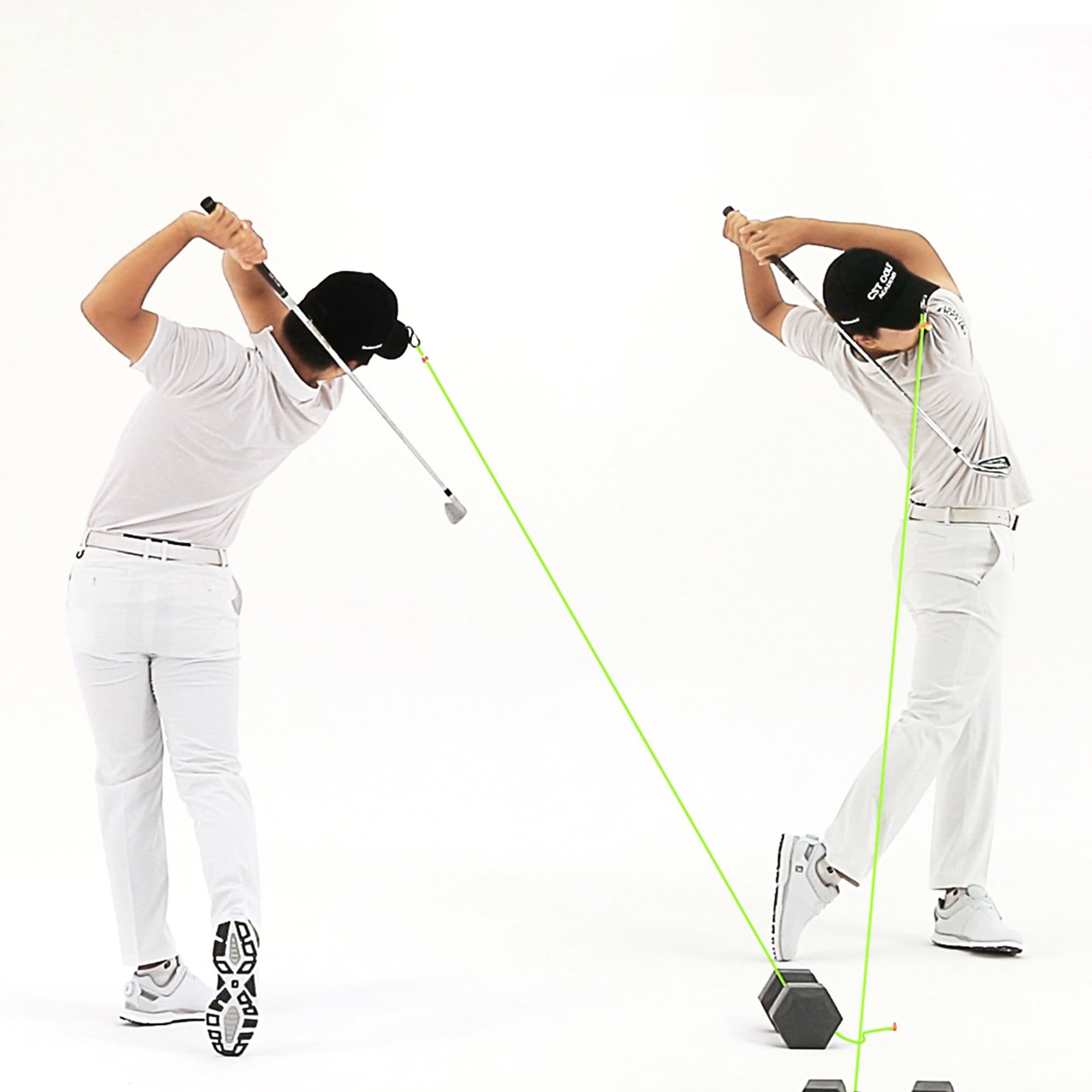 Amazon | JYC Fitters HeadSteady ゴルフ スイングトレーナー
