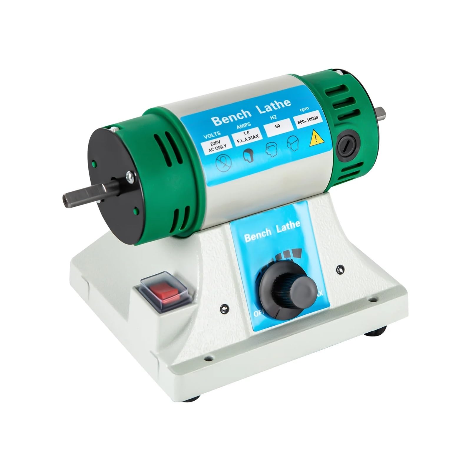 Pulidora de joyas 800 W, máquina pulidora y abrillantadora velocidad variable ajustable
