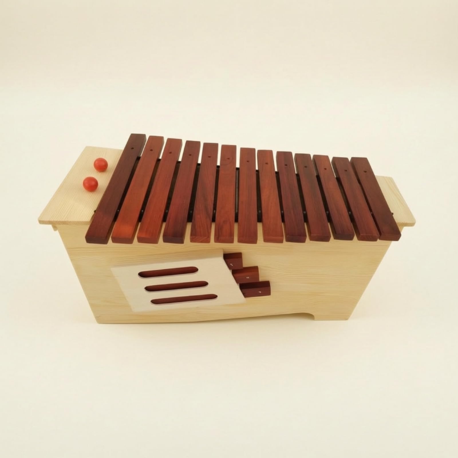 Xilofono Educazione Musicale Xilofono in Legno Didattico Battente per Insegnanti di Musica, Bambini, Scuola Prescolare, Alto