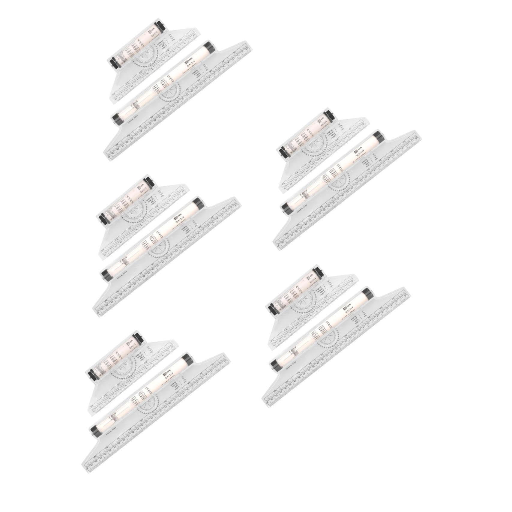 Gadpiparty 10pièces Règle à Dessin Parallèle Pour Mesure Angles Outil De Dessin Multi-fonctionnel Pour Étudiants Et Designers