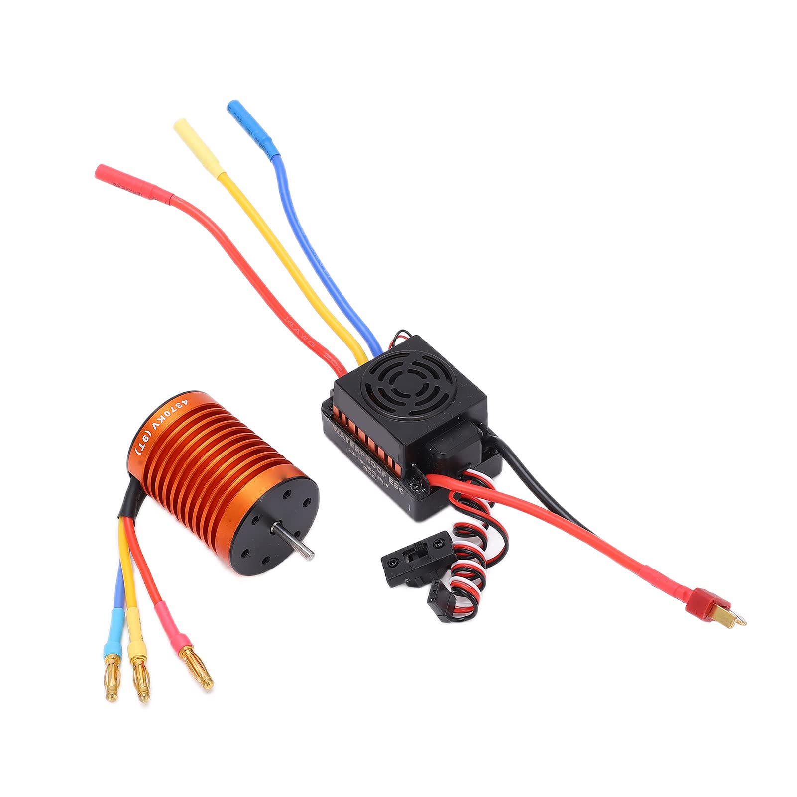 Yctze Zestaw Silników Bezszczotkowych F540 4370KV z 60A ESC do Samochodów RC /10 - Wysoka wydajność
