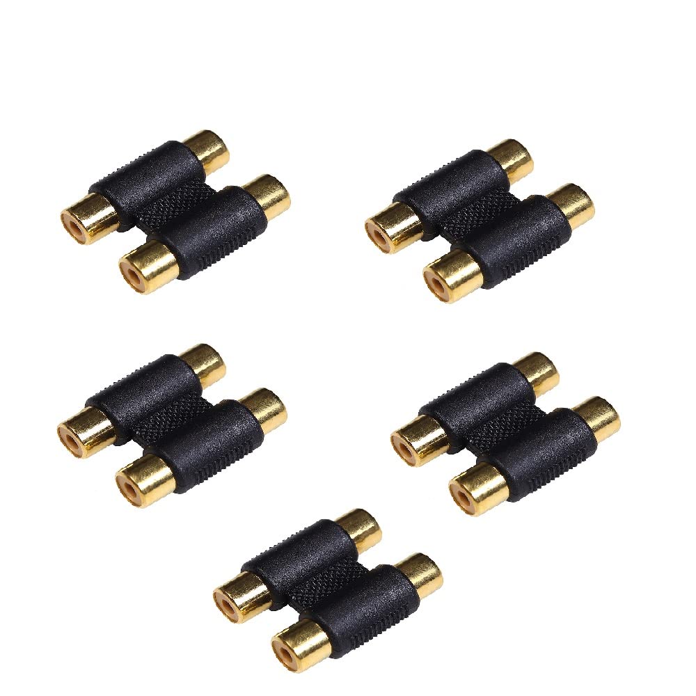 E P - GS 94, 2x RCA, 2x RCA, Femmina / Femmina, Nero - Foto 8