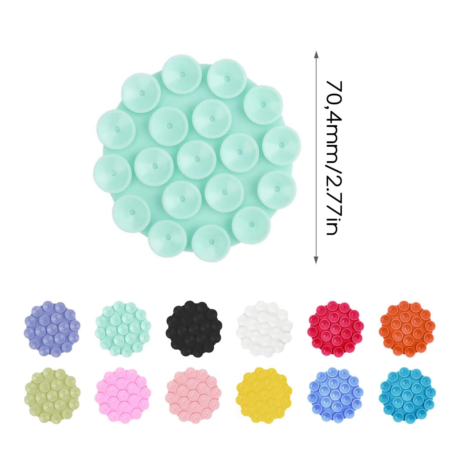 Ventose In Silicone Morbido A Doppio Lato Supporto Per - Foto 7