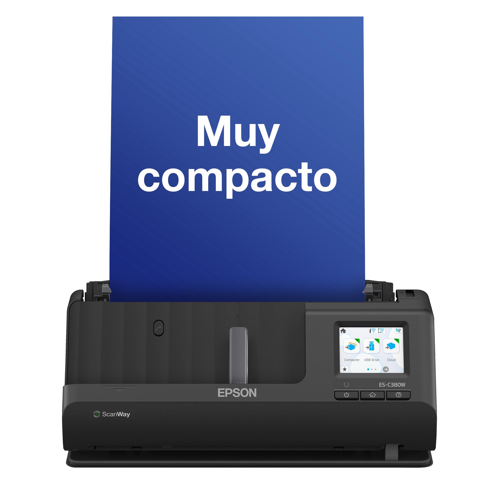 Epson WorkForce ES-500WII, Escáner A4 WiFi Doble Cara de Alta Velocidad, Dúplex Automático y ADF — view 4