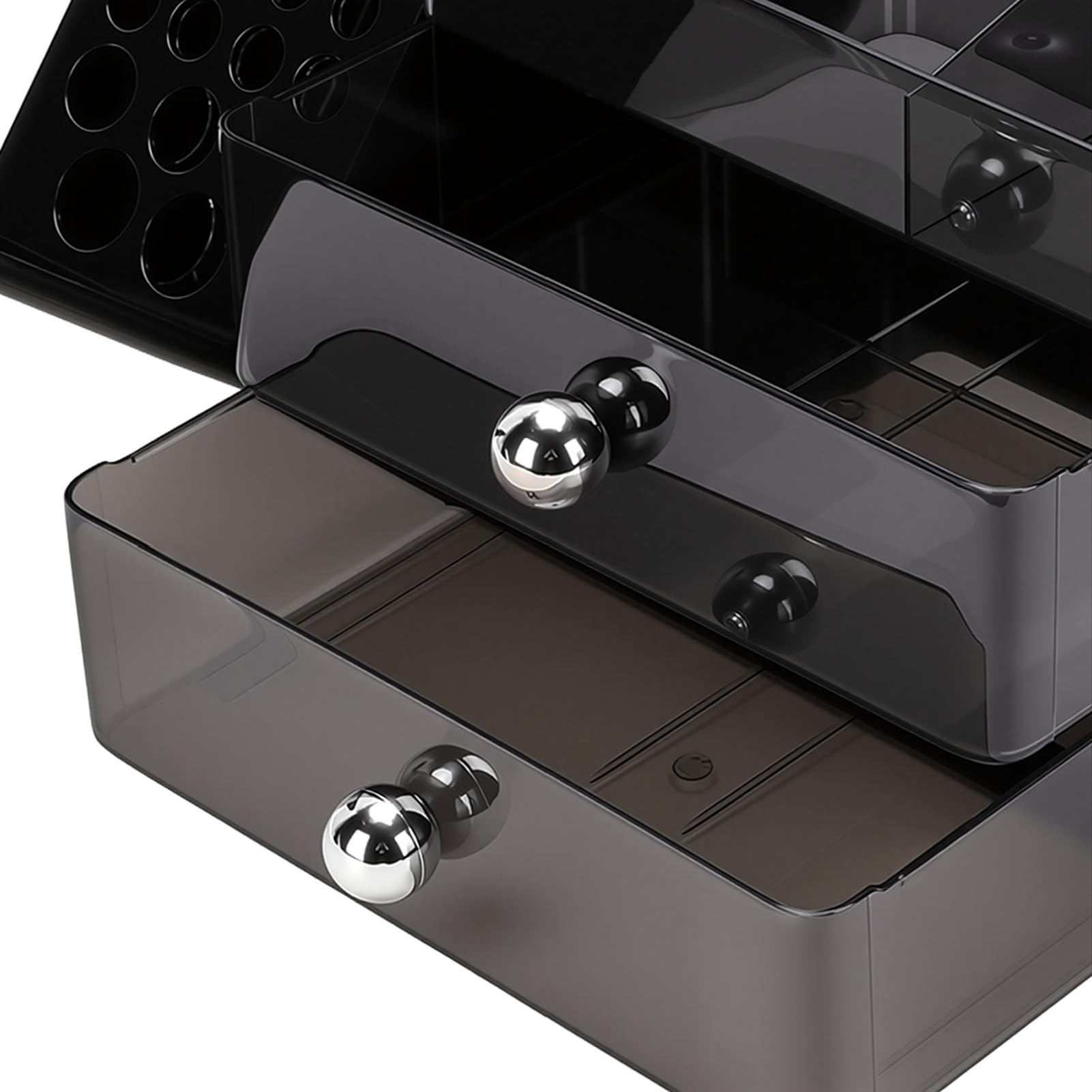 Matybobe Organizador de Maquillaje de 3 Niveles, Elegante Organizador