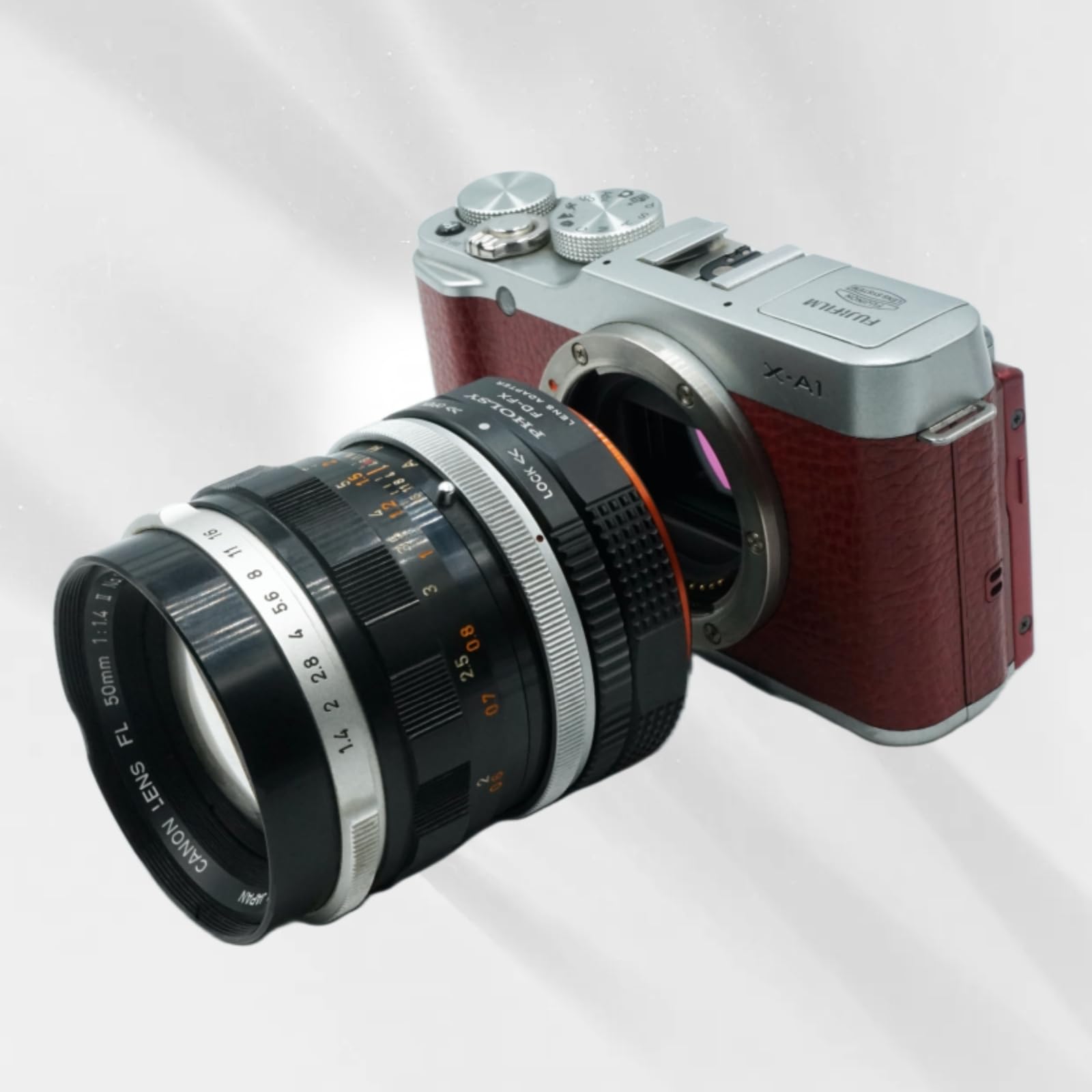 LOMO-MMZ MC HELIOS 44-3 2/58 Russian Lens + Adapter Fuji