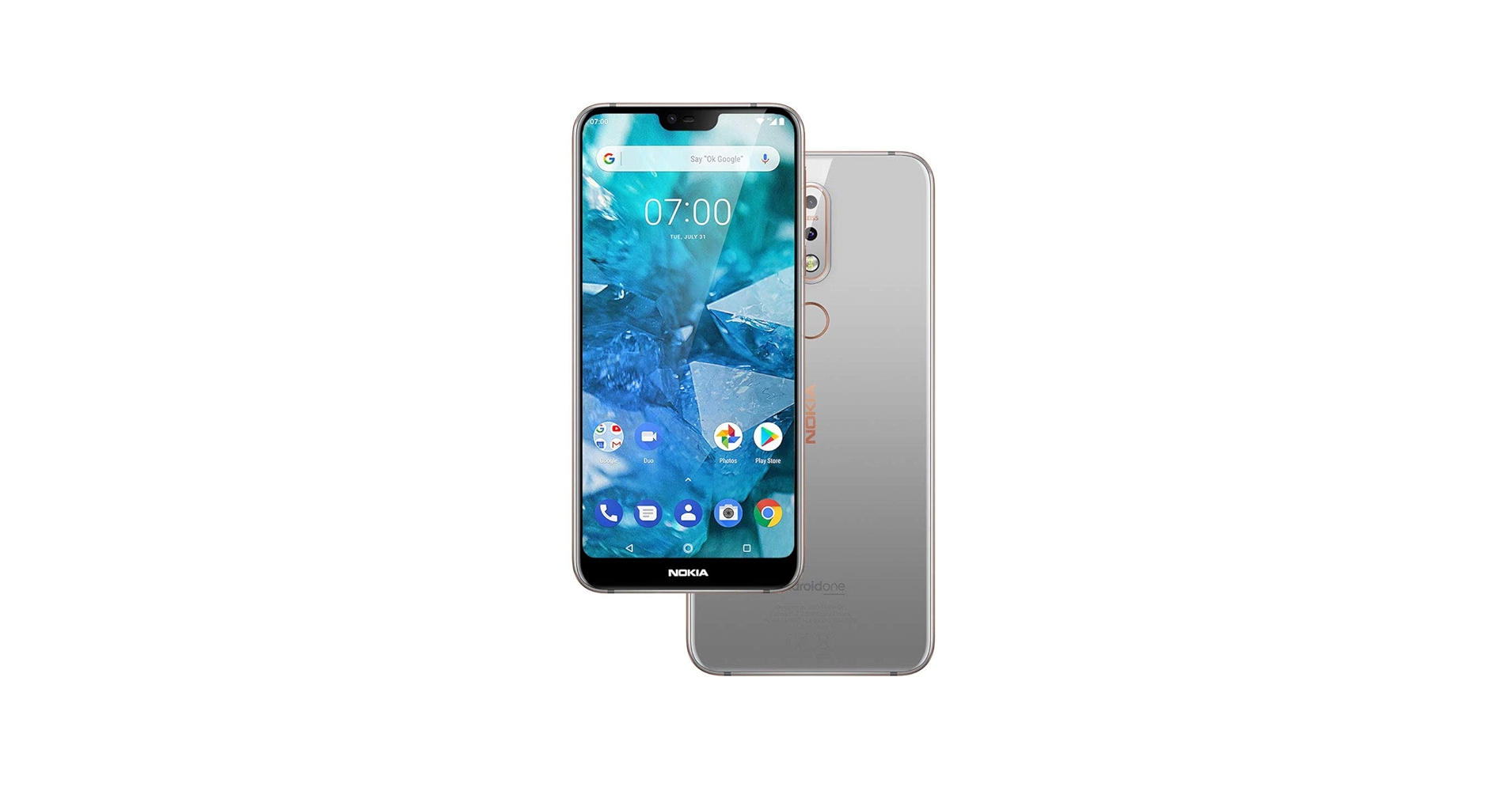 Amazon.com: Nokia 7.1 TA-1085 Dual Sim 64GB/4GB (Gloss Steel