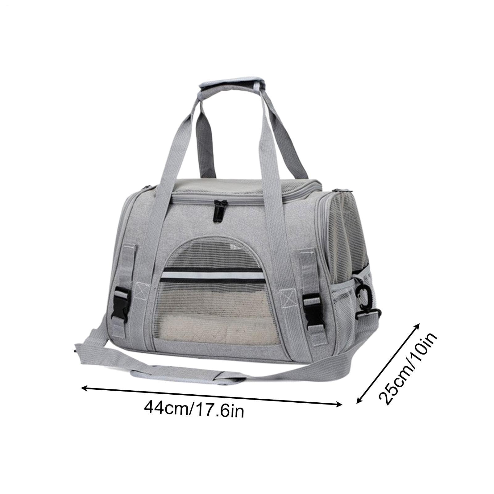 Borsa Trasportino Per Gatti Morbido e Pieghevole per Animali | Trasportino A Spalla da Cuccioli Per Viaggi Vacanze Passeggiate Escursioni Viaggi Uscite Fuori Porta Campeggio Picnic