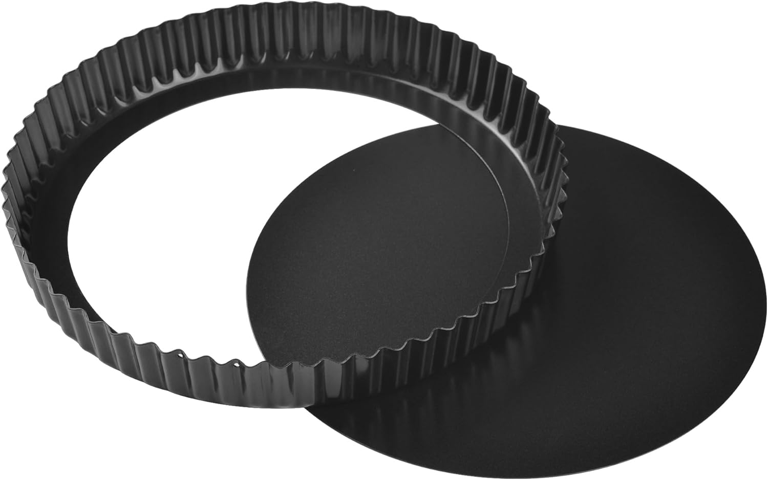 9-Inch Non-Stick Carbon Steel Tart Pan with Removable Bottom