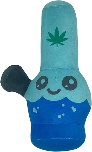 Juguete para perros de pipa de agua divertido relleno Squeaker Chew Weed Plush para cachorros