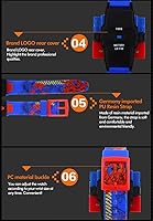 Vista 6 de vigoroso reloj digital Pu de Transformers Bumblebee Dibujos animados reloj de pulsera para niños y niñas.