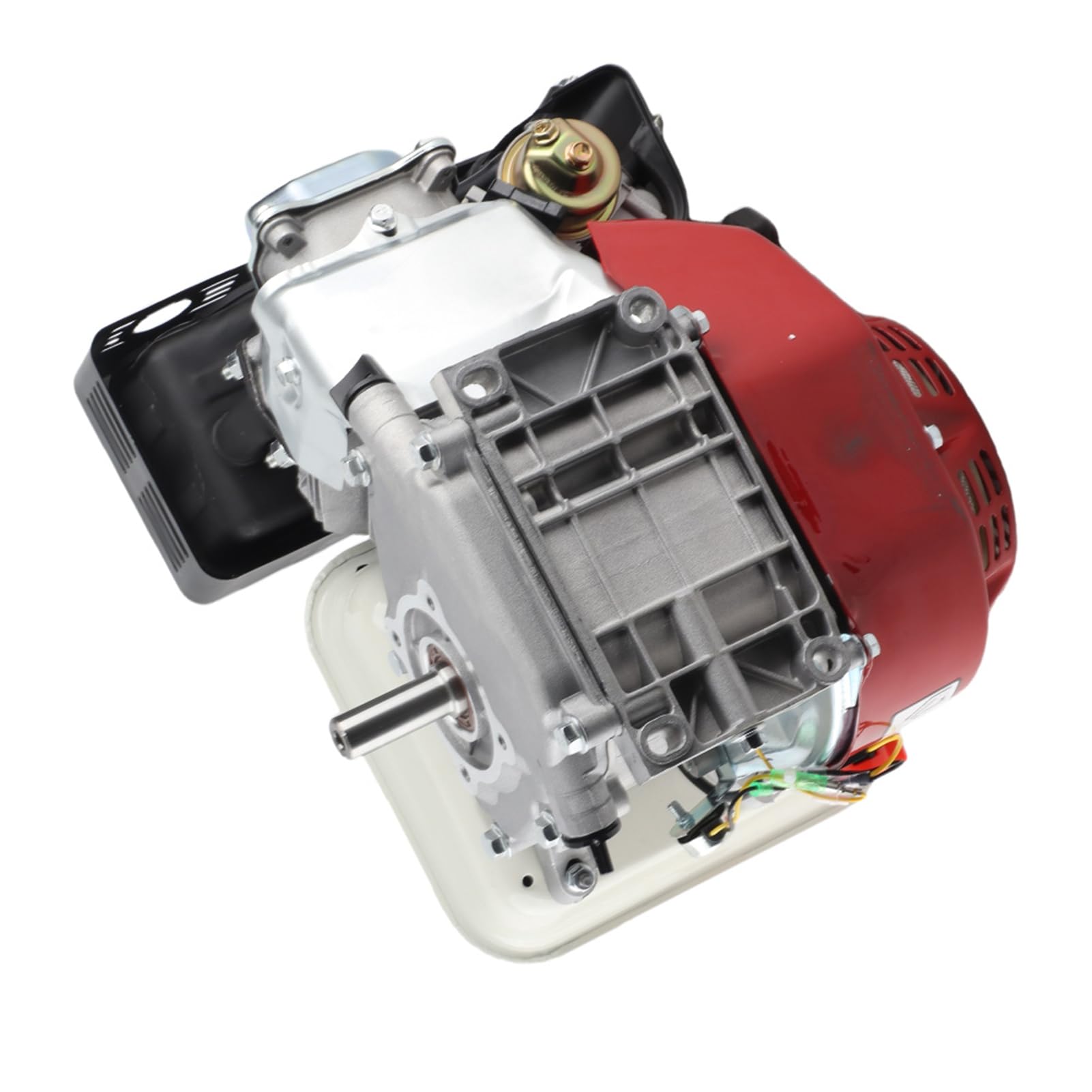 Motor de Gasolina OHV 168F de 4 Tiempos, 6,5 CV, Arranque Fácil, Funcionamiento Suave y Bajo Consumo de Aceite