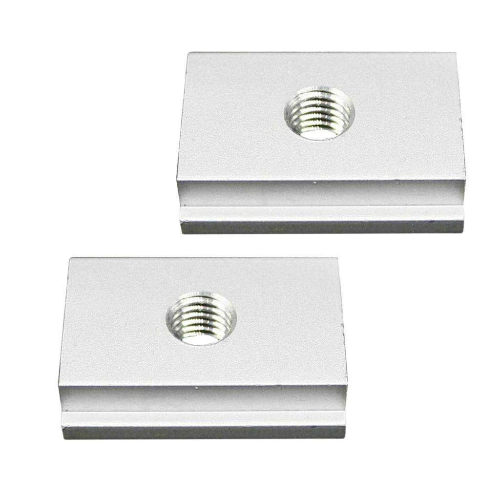 ELECTROPRIME 2x 25mm M6 M8 T-track T-slot Miter Track Jig Fixture Clip/Carpenter Home Tools