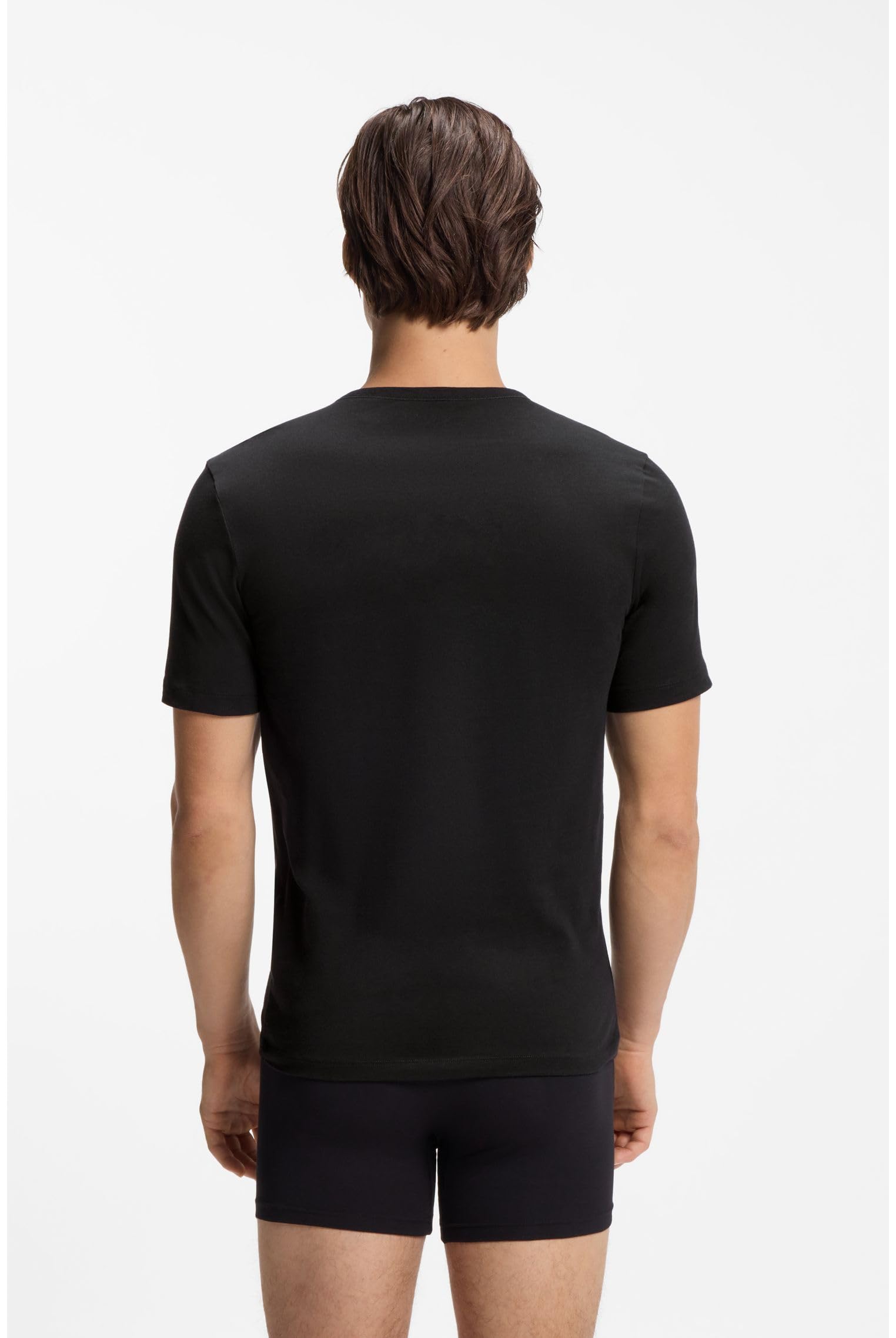 HUGO T-Shirt RN Triplet P Underwear (Pack de 3) para Hombre