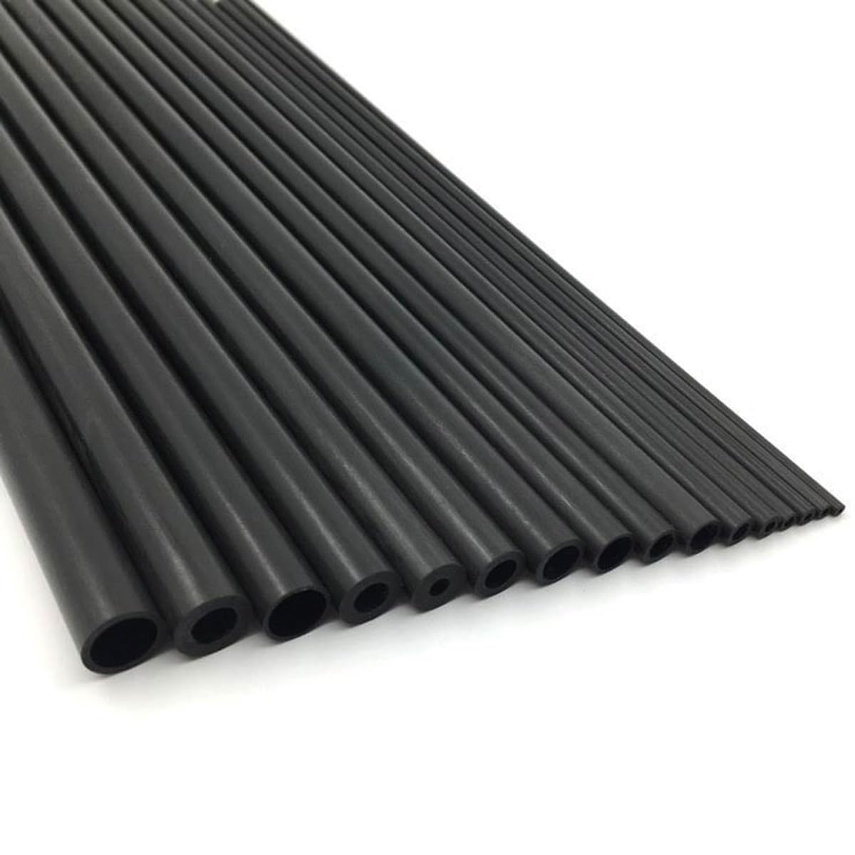 Lot De 2 Tubes Creux En Fibre De Carbone 3K De 50 Cm, 2 Mm, 2,5 Mm, 3 Mm, 4 Mm, 5 Mm, 6 Mm, 7 Mm, 8 Mm, 9 Mm, 10 Mm, For Cerf-volant/avion RC(3mmx2mm)