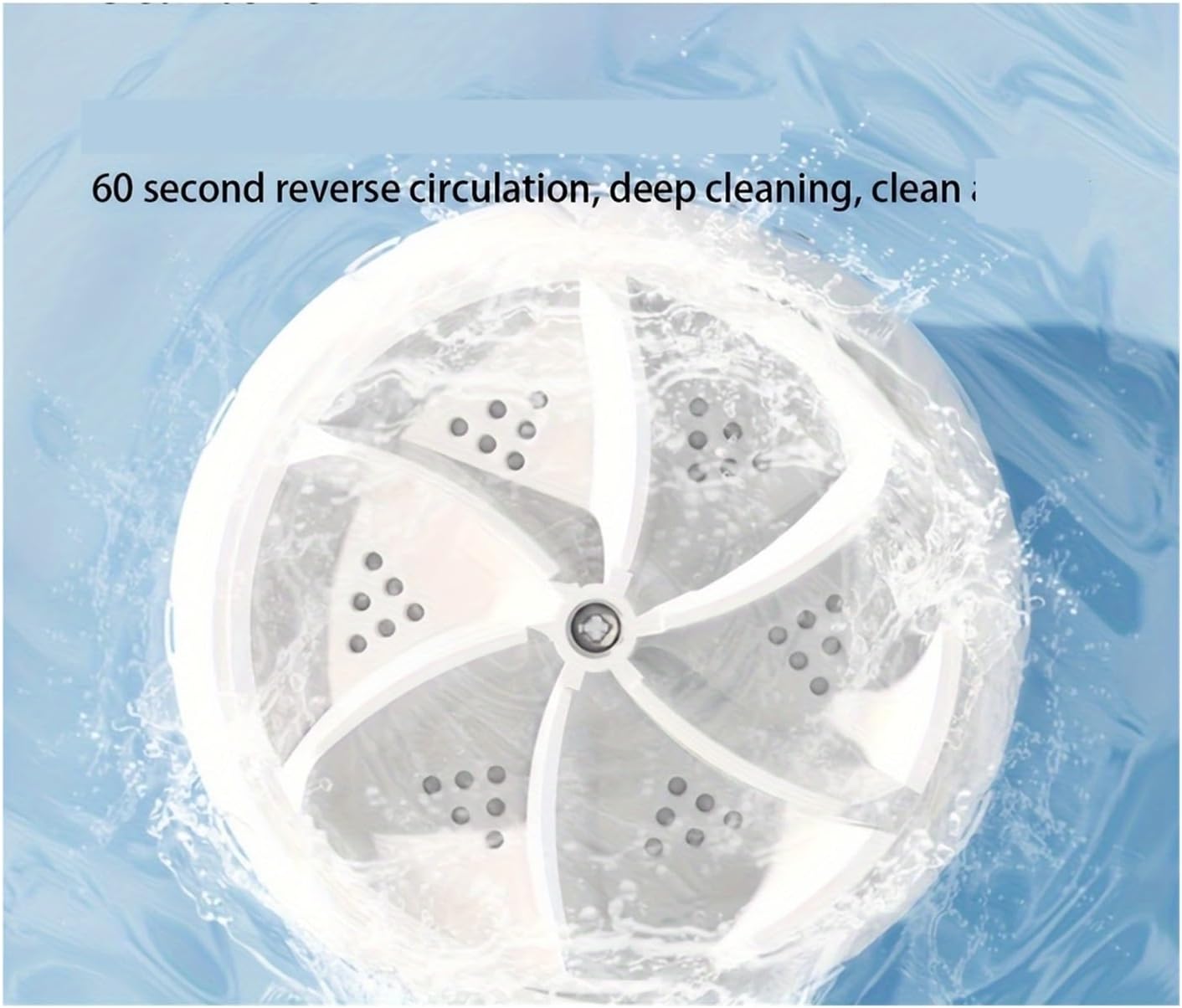Washing Machine with Fully Automatic Agitator and Portable Movement, Underwear and Clothing Folding Washing Machine, Small Dormitory Rotating Wave Vibration