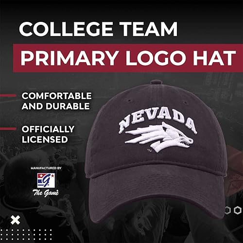Miniatura 8 de The Game NCAA - Gorra con logotipo de ajuste relajado para adultos, logotipo bordado, 100% algodón, eleva tu estilo y muestra tu espíritu de equipo