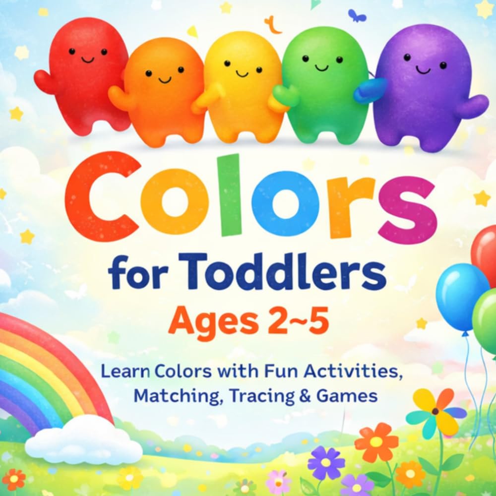 Colors for Toddlers Ages 2–5: Fun Activities, Matching & Tracing for Early Learning