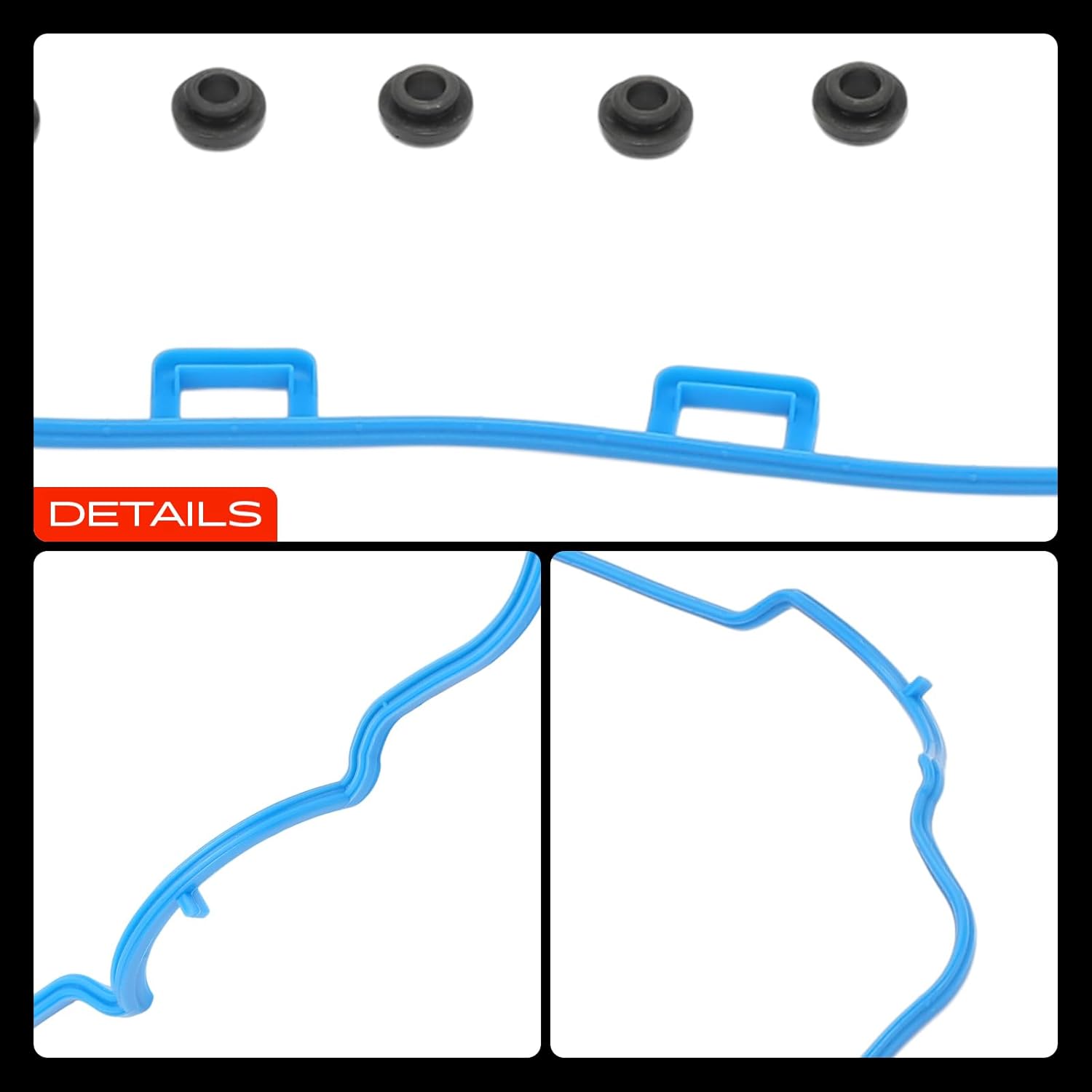 A-Premium Engine Valve Cover Gasket Set Compatible with Chevy, Pontiac, Saturn - 2000-2006 - Cobalt, HHR, Malibu, Cavalier, Classic, Grand Am, Pursuit, Sunfire, Ion, L100, L200, L300, LS1, L4 2.2L