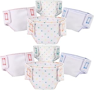 WOONEKY 8 Peças Roupas Íntimas De Boneca Roupas De Boneca Acessórios De Bonecas Bonecas Americanas Bonecas Fralda De Banheiro Boneca Real Linda Boneca Calcinha Roupa Íntima Fofa Conjunto