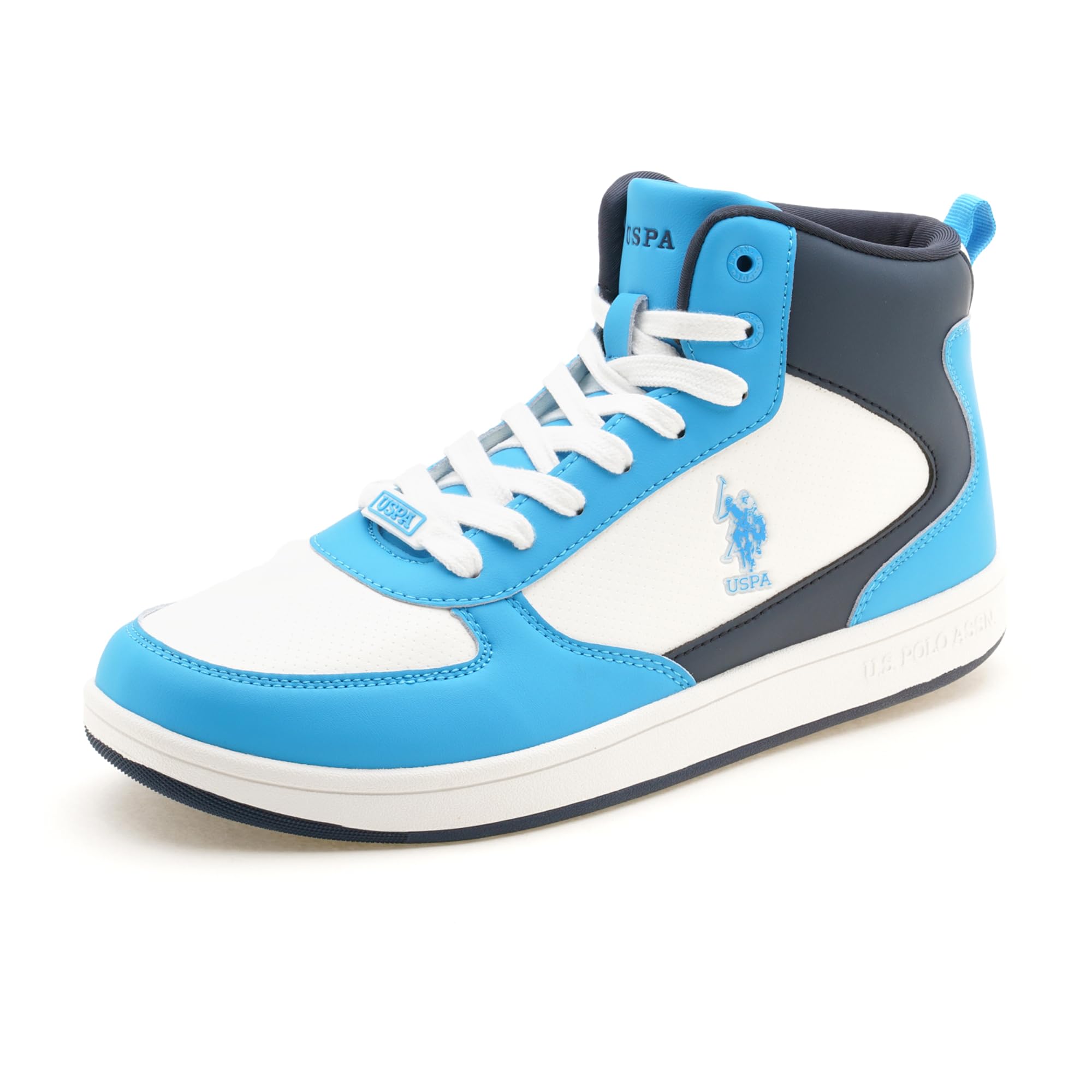 U.S. Polo Assn. Myles Men Blue MID TOP Sneakar -(UK9)(US10)(2FD23600B01) (B0CP47DQR9) Amazon Price History, Amazon Price Tracker