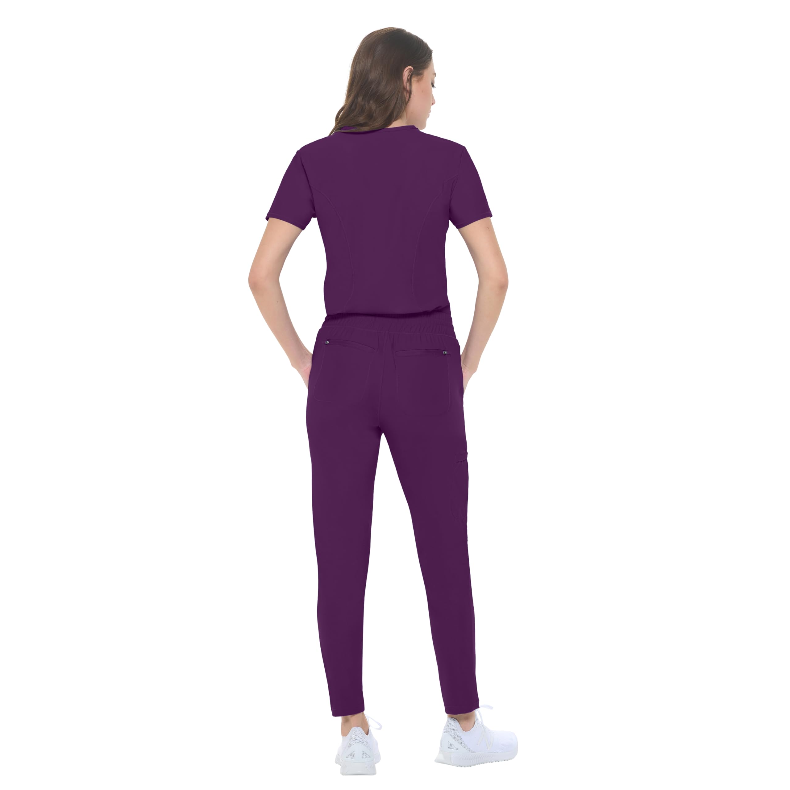Natural Uniforms Conjunto de uniforme médico ultra elástico para mujer