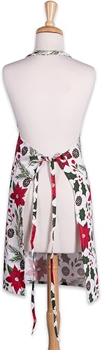 Miniatura 2 de DII Delantal de cocina unisex de Navidad para mujeres y hombres, lazos ajustables y bolsillos delanteros grandes