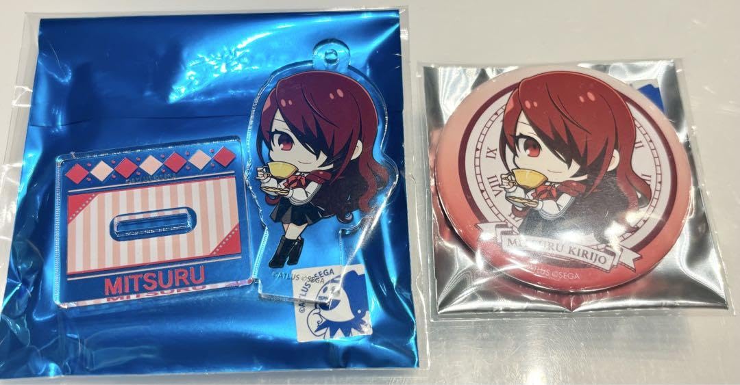 【コンプ】ペルソナ3　Animax Cafe　アクリルスタンドキーホルダー アクリルキーホルダー『ペルソナ3 リロード』01/コンプリート