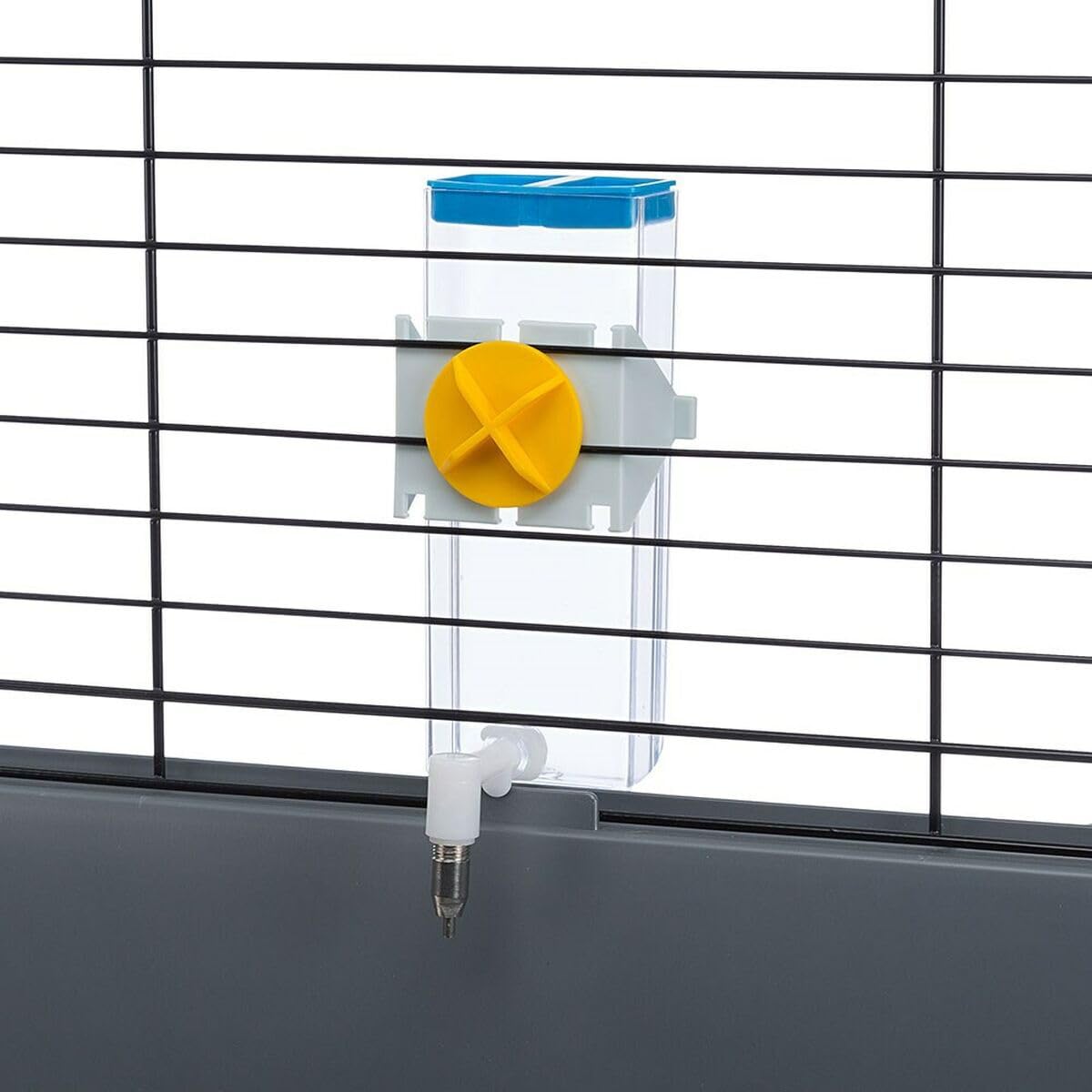 Ferplast Beverino per Criceti, Topolini e Gerbilli SIPPY S, Bottiglia per l'Acqua Capacità 100 cc, Sistema di fissaggio su rete metallica o superfici lisce 8,5 x 6,5 x h 15 cm - 0,1 L