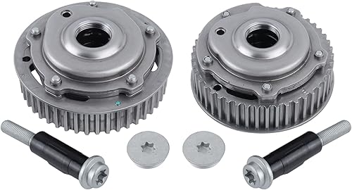 Engranaje del árbol de levas de sincronización del motor, admisión VVT piñón Cam Phaser compatible con Chevy Aveo Cruze Sonic Trax 1.6L 1.8L