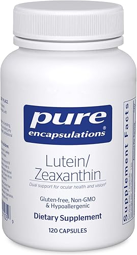 Pure Encapsulations Luteína y zeaxantina - Apoya la visión general* - Mantiene el pigmento macular y la salud de los ojos* - Soporte antioxidante* -
